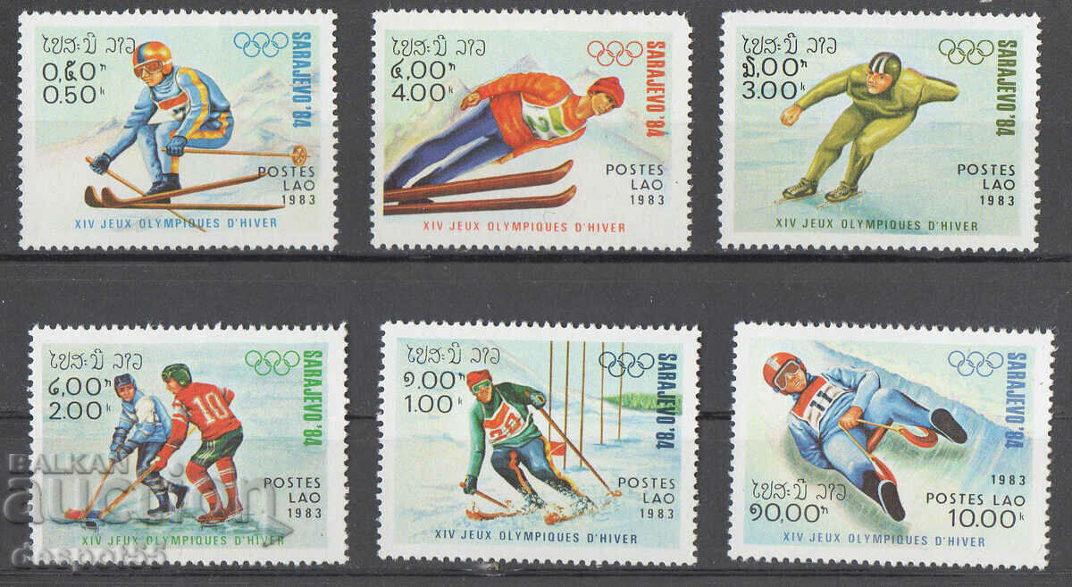 1983. Laos. Jocurile Olimpice - Saraievo, Bosnia și Herțegovina.