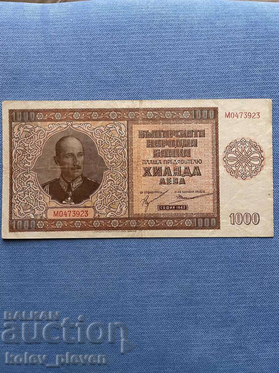 1000 BGN 1942