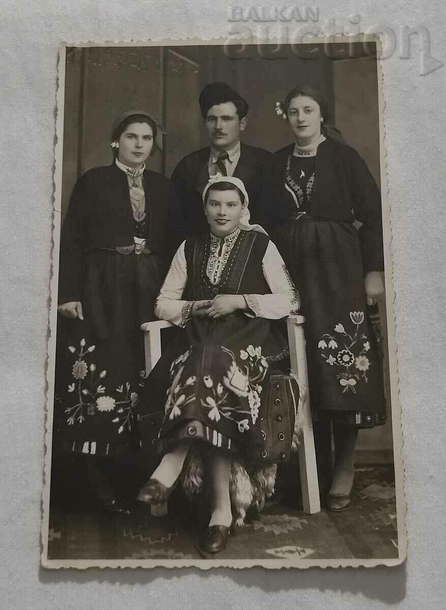 COSTUMES FROM AN OLD ZAGREB PHOTO "DIANA" 1939
