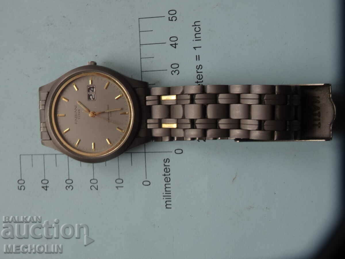 FABIANI TITANIUM WATCH with price 80.00 BGN | € 40.90 FABIANI TITANIUM WATCH with price 80.00 BGN | € 40.90