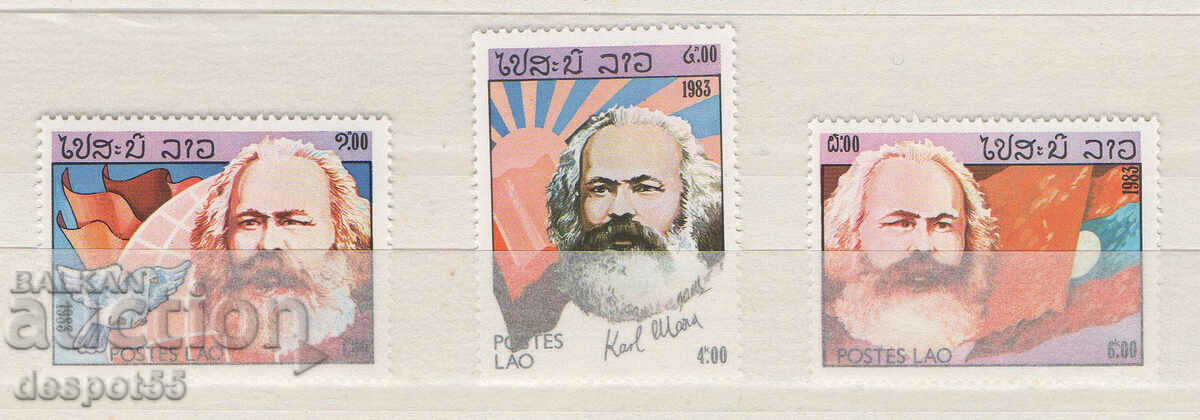 1983. Laos. 100 de ani de la moartea lui Karl Marx.
