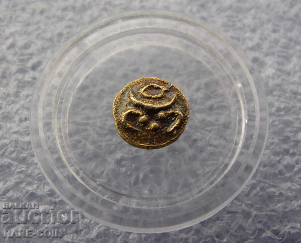 RS(53) State princiare din Travancore 1 Fanam 1780 Aur Foarte rar cu preț € 74.14 | 145.01 BGN