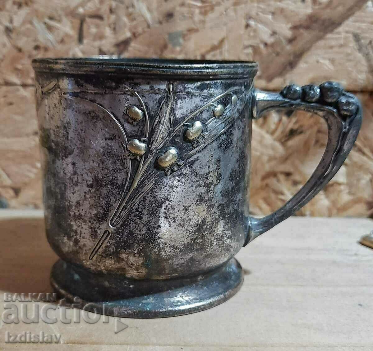 Antique Silver Plated German Coaster with price 45.00 BGN | € 23.01 Antique Silver Plated German Coaster with price 45.00 BGN | € 23.01