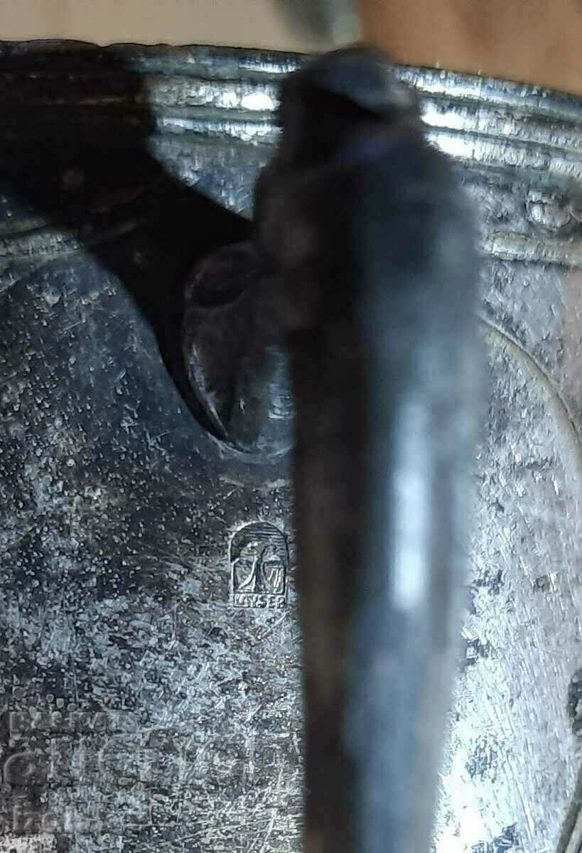 Auction Antique Silver Plated German Coaster Auction Antique Silver Plated German Coaster