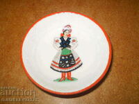 19th Century Small Painted Plate Porcelain HEREND HVNGARIA