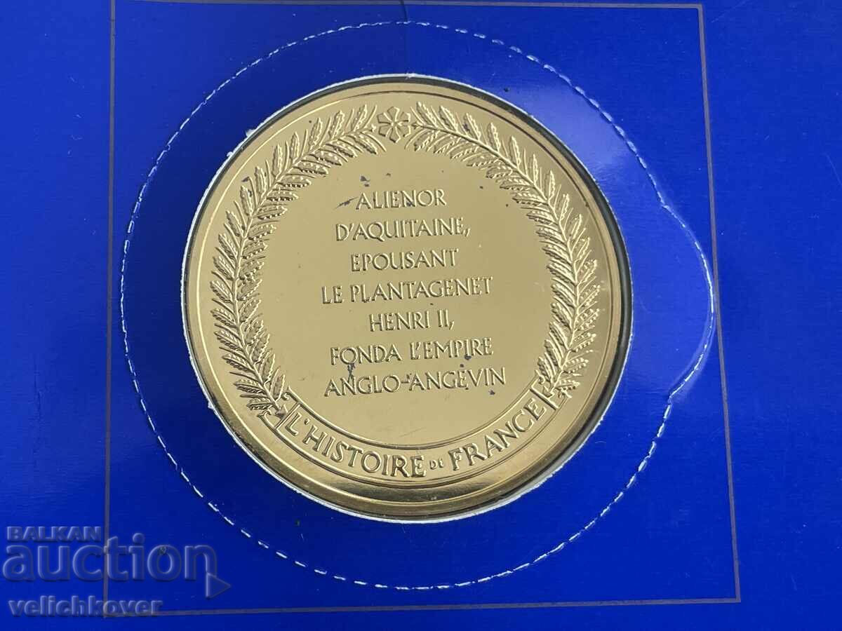 Доставка на 33693 Франция медал плакет френски монетен двор Доставка на 33693 Франция медал плакет френски монетен двор