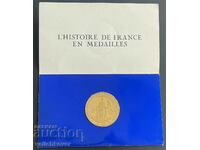 33693 France medal plaque French mint