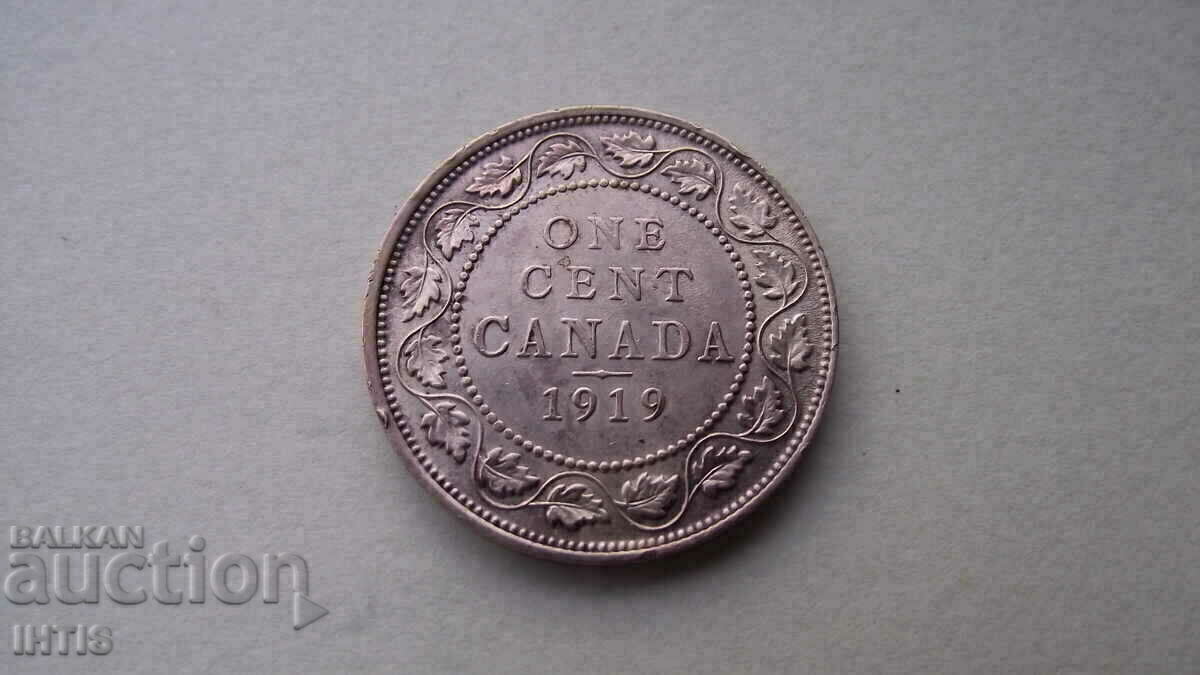 MONEDĂ - CANADA /George V/1cent-1919. - 7