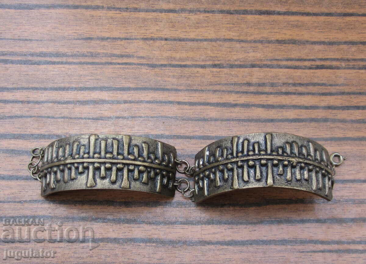 old Bulgarian folk bronze women's bracelet jewelry - 5 old Bulgarian folk bronze women's bracelet jewelry - 5