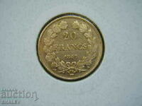20 Francs 1847 France (20 франка Франция) - XF/AU (злато)
