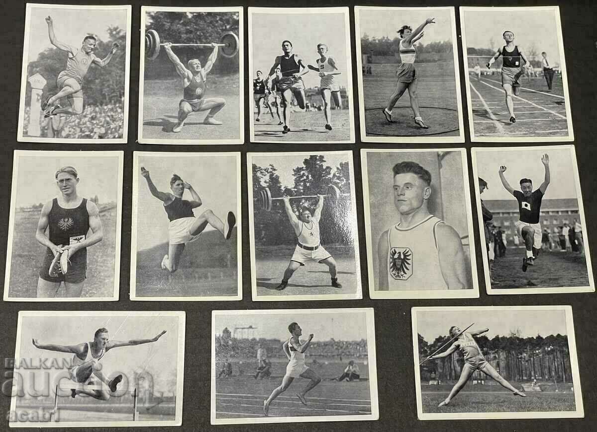 Licitație Cărți de țigară Jocurile Olimpice „Confreia” SUA1932 Licitație Cărți de țigară Jocurile Olimpice „Confreia” SUA1932