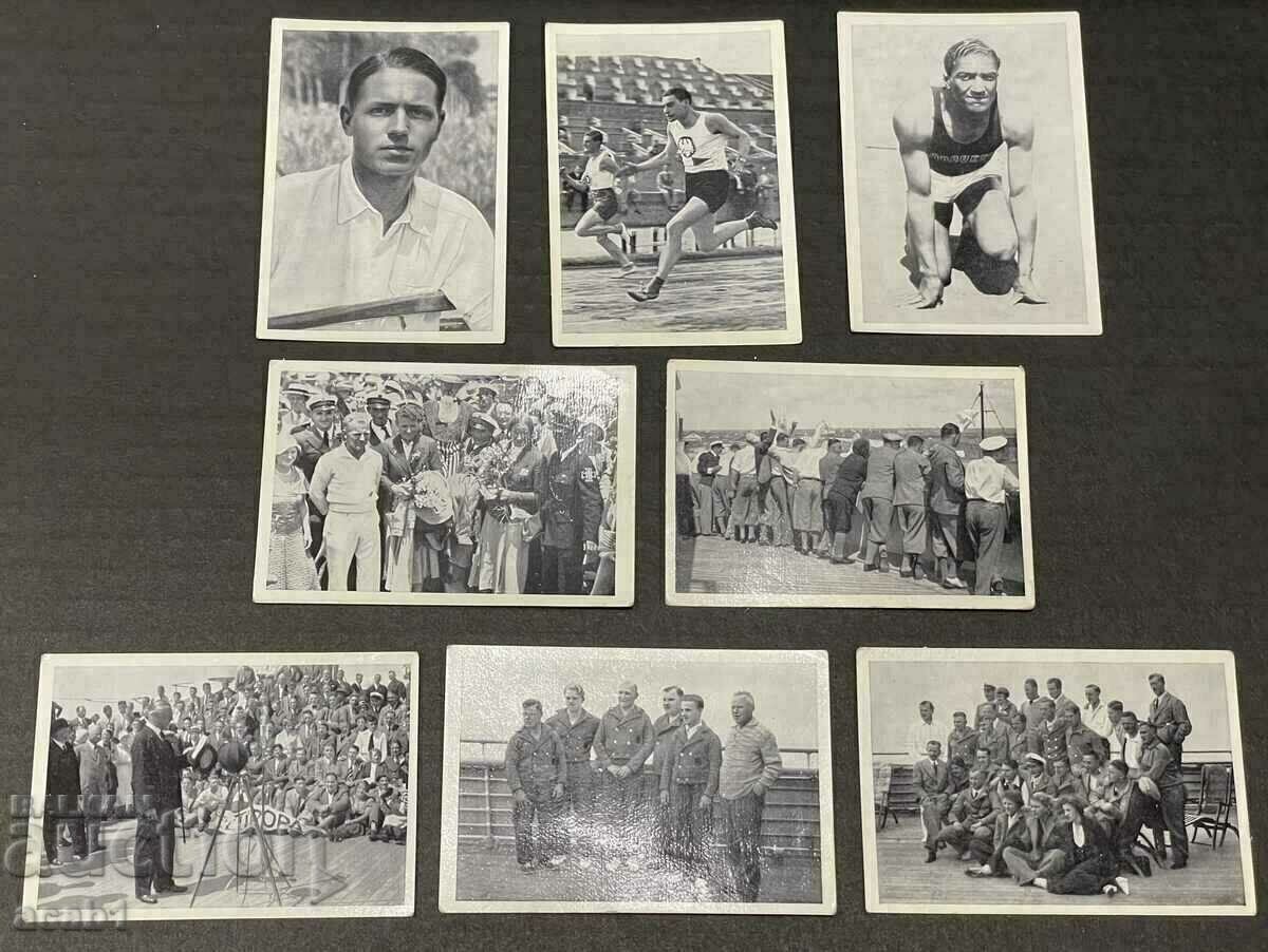 Cărți de țigară Jocurile Olimpice „Confreia” SUA1932 - 5 Cărți de țigară Jocurile Olimpice „Confreia” SUA1932 - 5