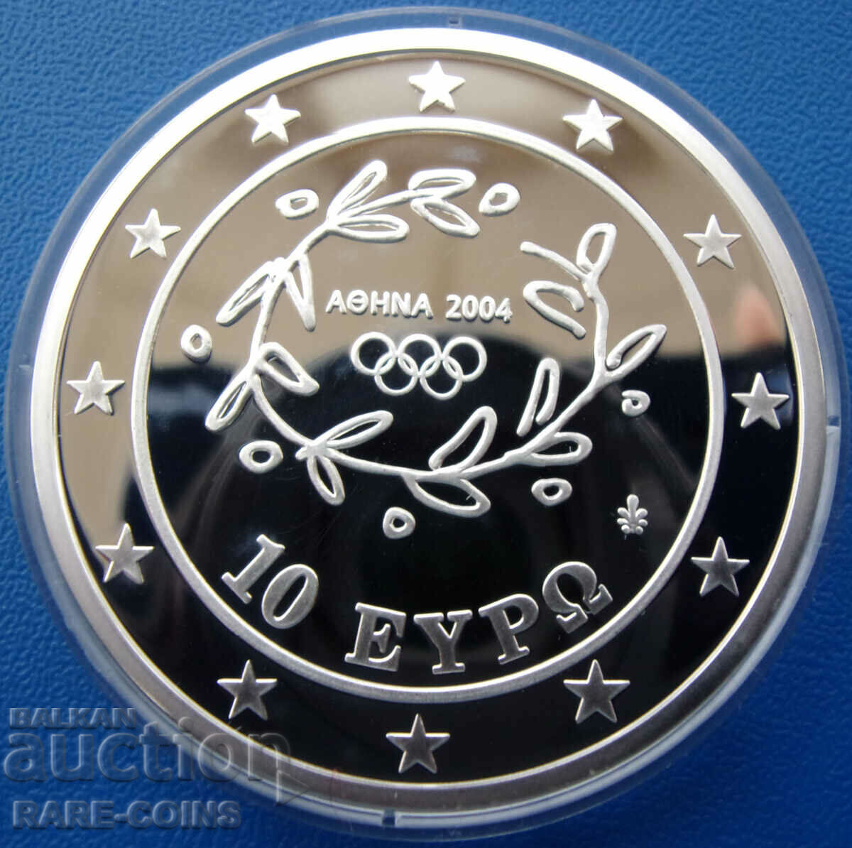 Ελλάδα 10 Euro 2004 UNC PROOF Σπάνιο Πρωτότυπο με τιμή € 63.91 | 125.00 BGN