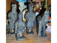 Terracotta figures (wars) 4 pcs.