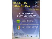 Program de fotbal Zilina - Litex Lovech 2010