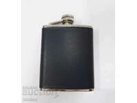 Pocket flask, stainless steel (13.4)