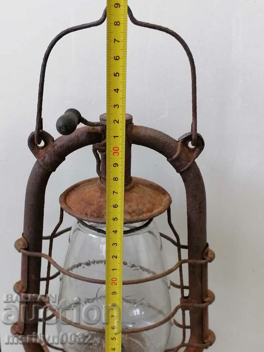 Old German German lantern, lamp, World War I - 5 Old German German lantern, lamp, World War I - 5