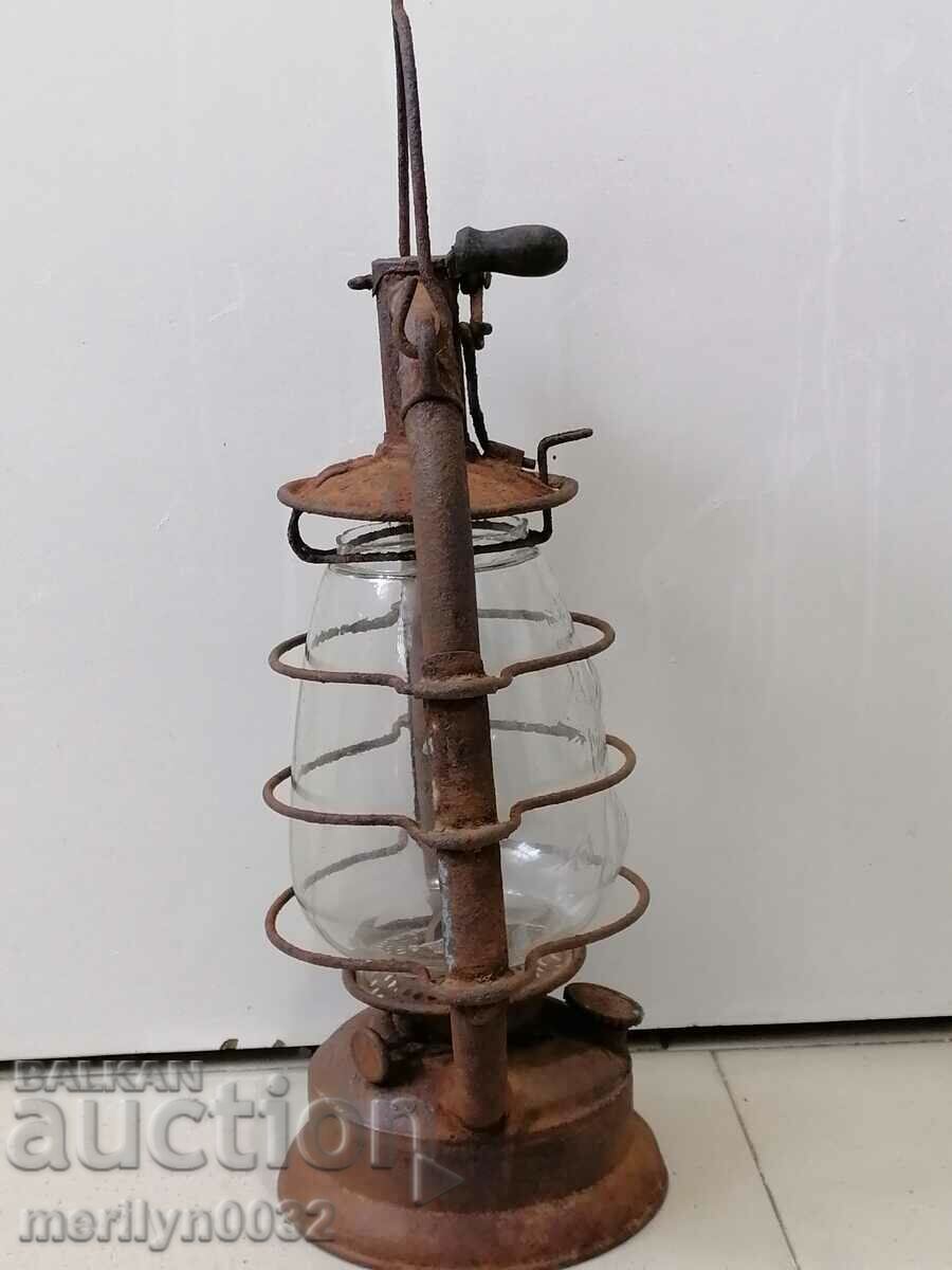 Old German German lantern, lamp, World War I - 6 Old German German lantern, lamp, World War I - 6