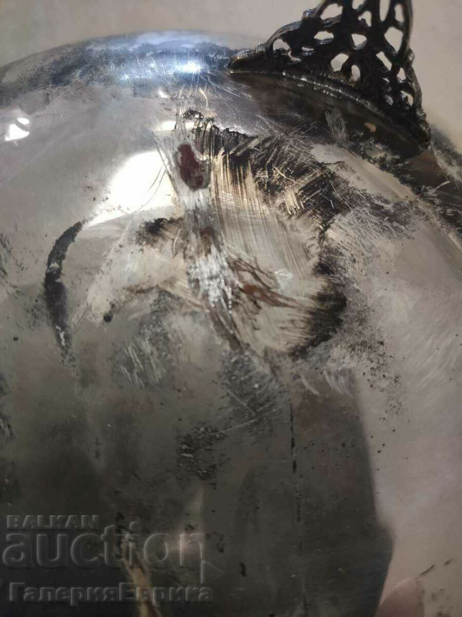 Old silver fruit bowl - 6 Old silver fruit bowl - 6