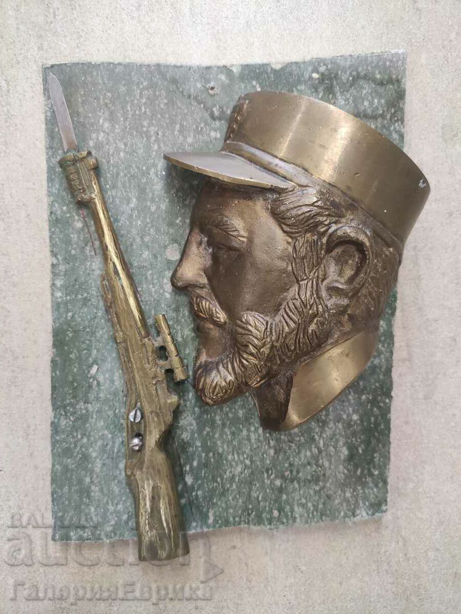 Brass sculpture Fidel Castro