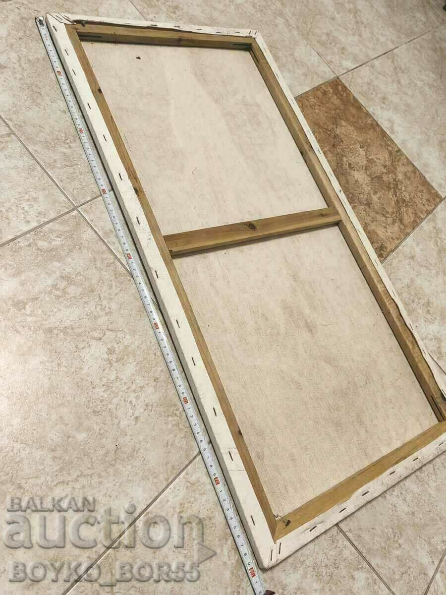 Auction  Old Rousse Painting 90s of the 20th century 40x80 cm.