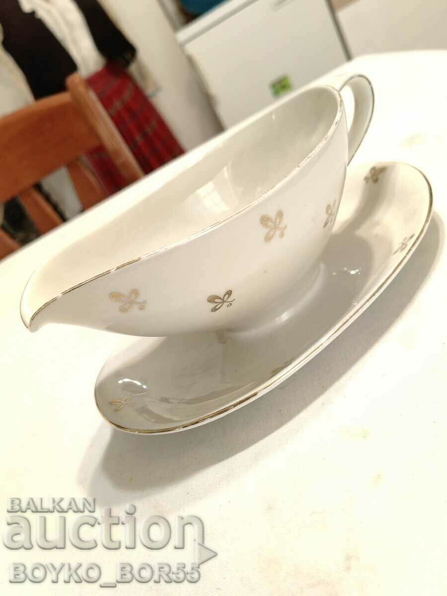 Original Vintage German Porcelain Saucer with price 28.00 BGN | € 14.32 Original Vintage German Porcelain Saucer with price 28.00 BGN | € 14.32