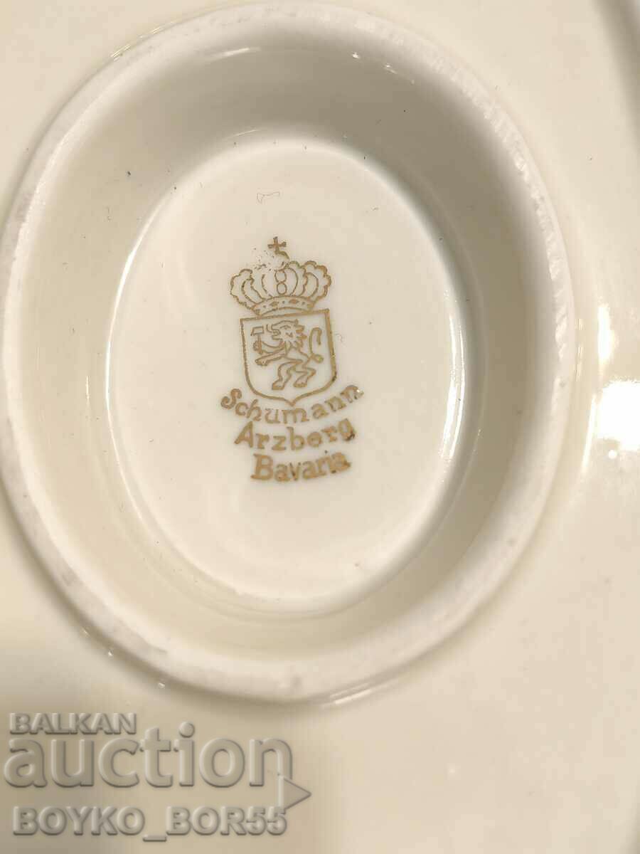 Original Vintage German Porcelain Saucer - 5 Original Vintage German Porcelain Saucer - 5