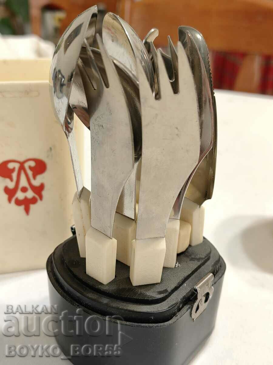 Delivery of Russian Social USSR Tourist Set Cutlery and Tea