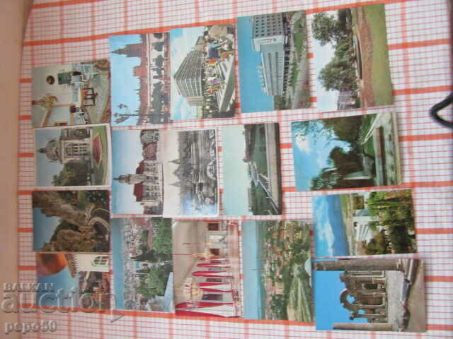 17 pcs. FOREIGN POST CARDS /N/