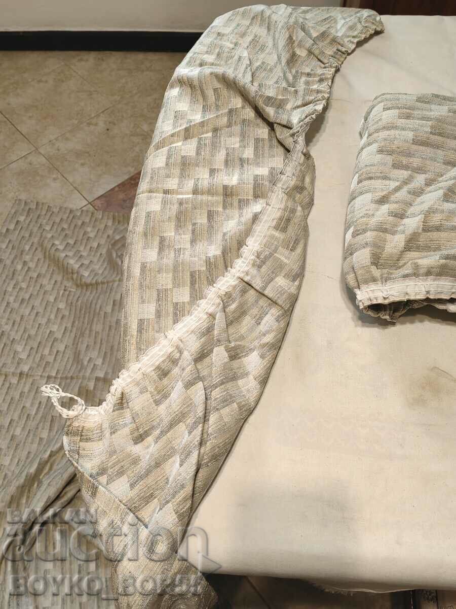 Auction Large Quality Bulgarian Cotton Curtains Auction Large Quality Bulgarian Cotton Curtains