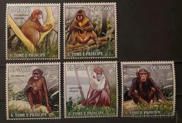 Sao Tome 2010 Fauna/Monkeys 10€ MNH