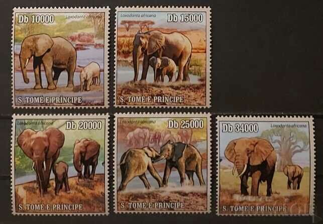 Sao Tome 2010 Fauna/Elefanți 10 EUR MNH