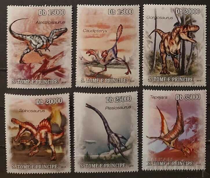 Sao Tome 2010 Fauna/Dinosaurs 12€ MNH