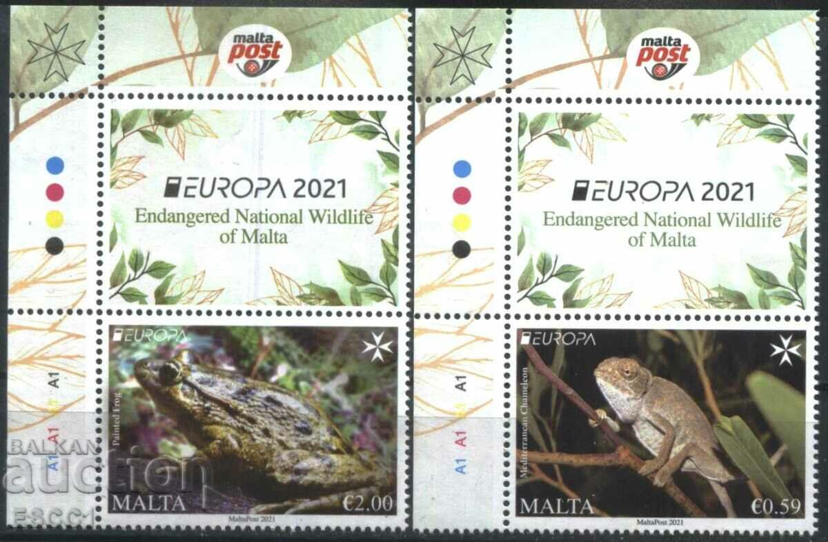 Чисти марки  Европа СЕПТ  2021  от  Малта