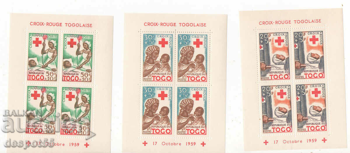 1959. Того. 100 г. Международен Червен кръст.