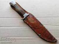 Стар нож с кания Габрово острие средата 20-ти век