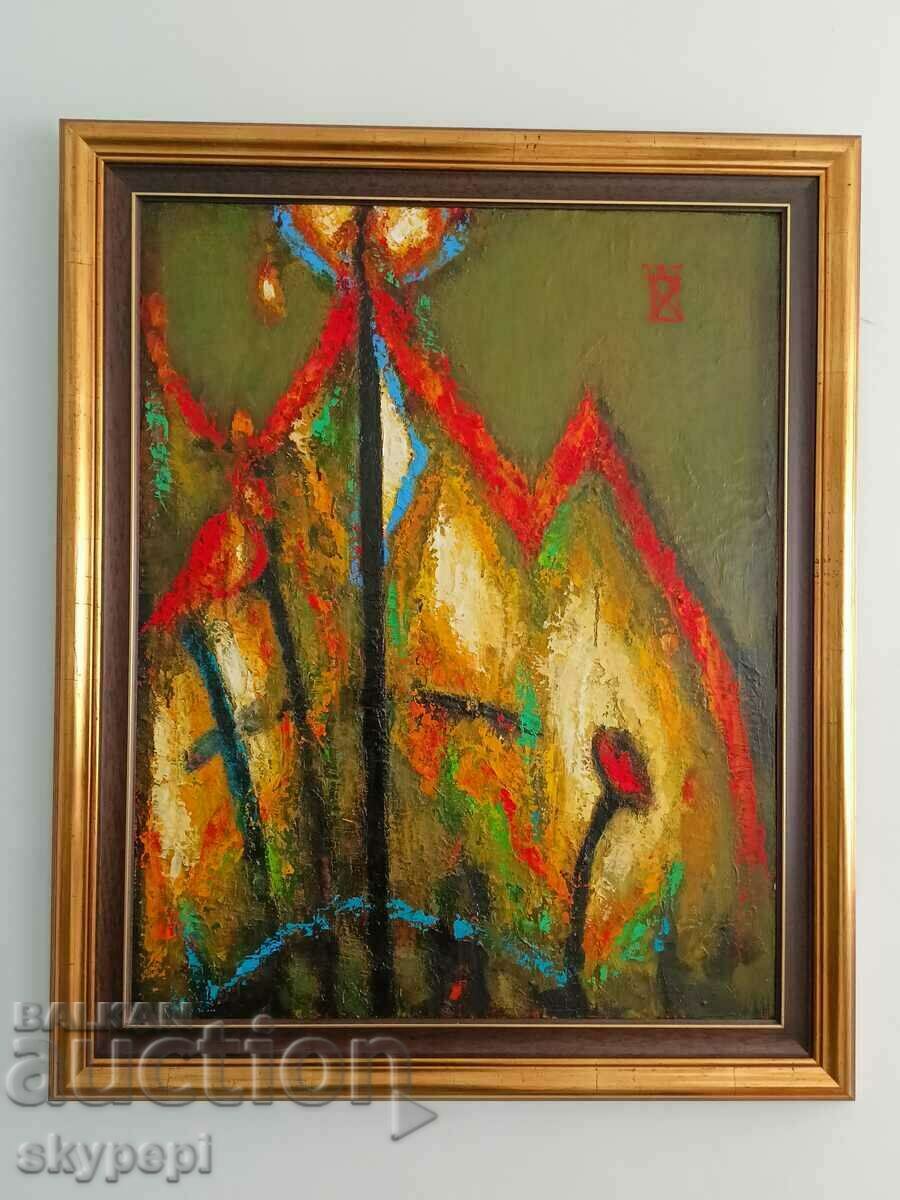 Painting by Angel Hristov with price 1900.00 BGN | € 971.45 Painting by Angel Hristov with price 1900.00 BGN | € 971.45