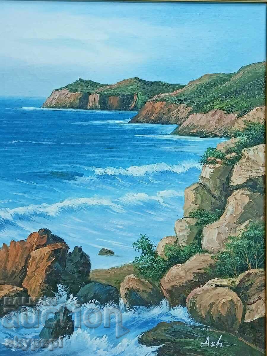 peisaj marin cu preț 280.00 BGN | € 143.16 peisaj marin cu preț 280.00 BGN | € 143.16