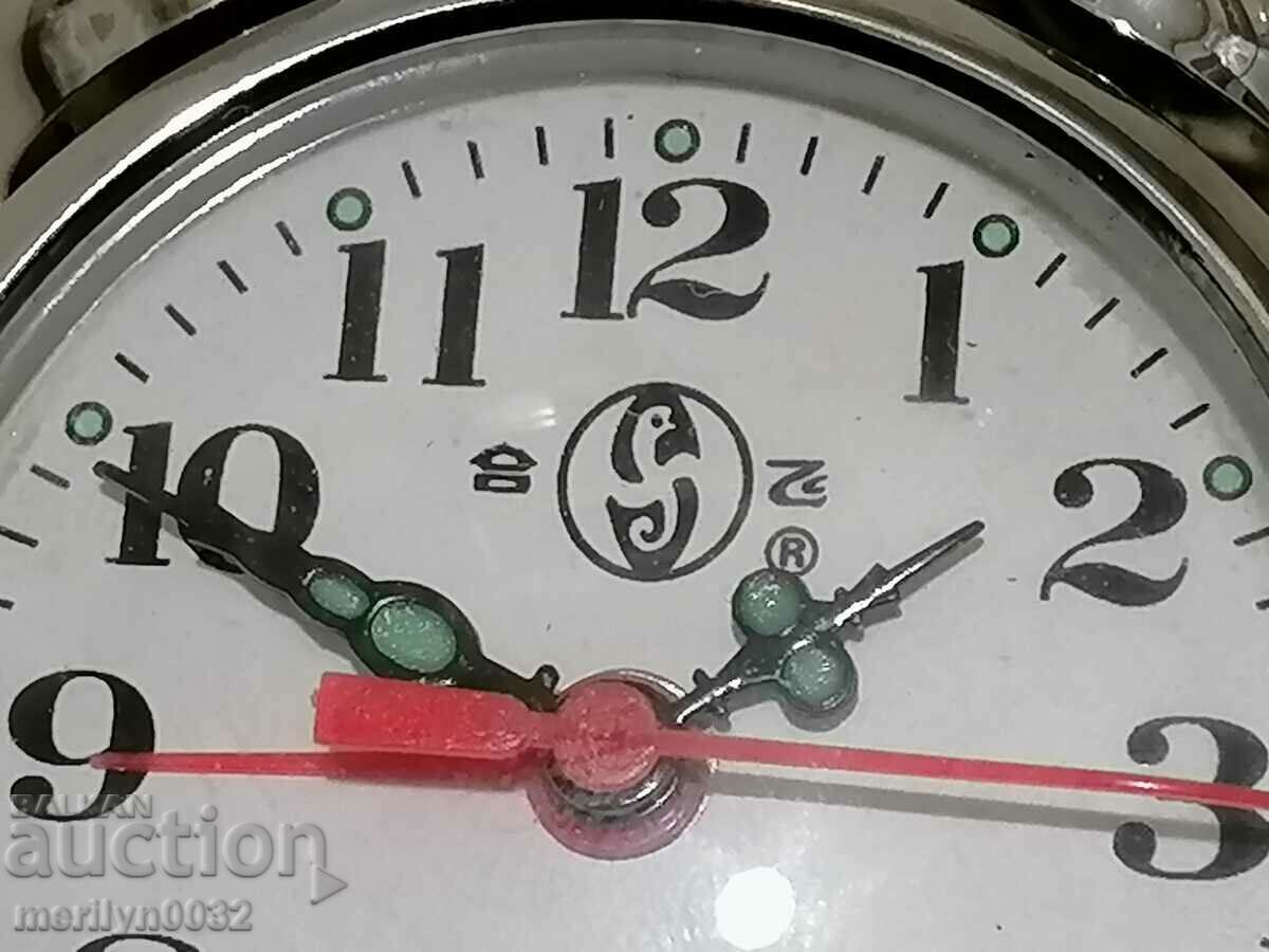 Old Chinese Desk Clock Minion Alarm Clock - 7 Old Chinese Desk Clock Minion Alarm Clock - 7