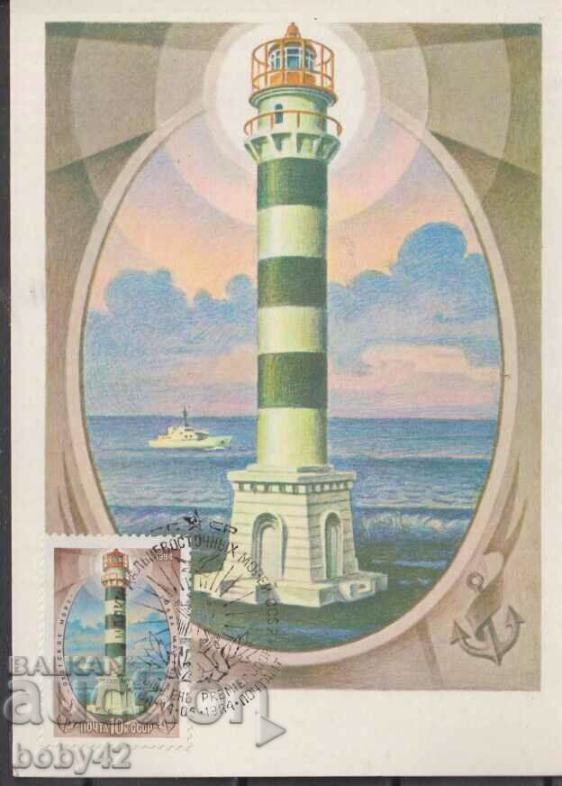 Maps maximum USSR. Lighthouses Pacific Ocean