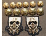 Lot, military accessories France..