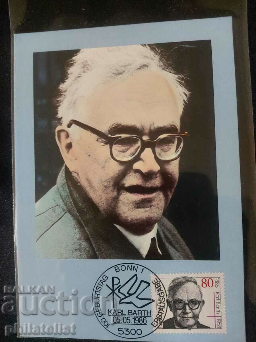 Poșta Germană - 1986 - Card Maximum