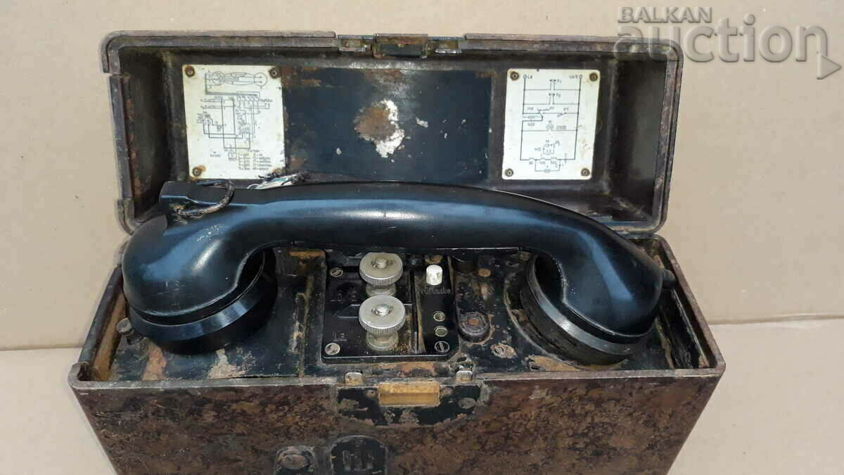 Delivery of Wehrmacht Military Telephone Germany 1943 WW2 WWII TAP 42 Delivery of Wehrmacht Military Telephone Germany 1943 WW2 WWII TAP 42