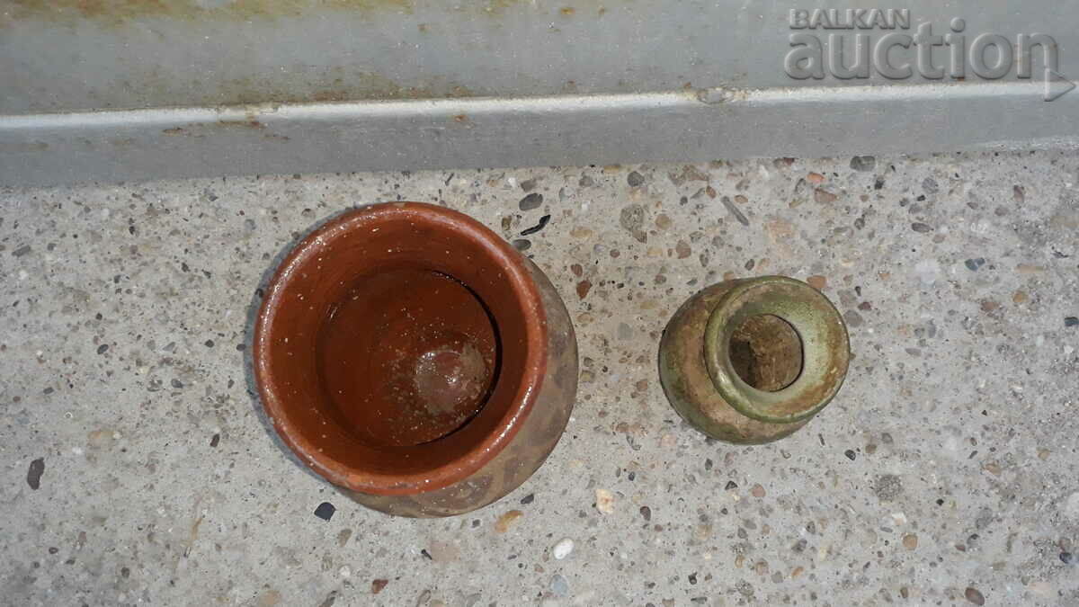 lot of two antique pots for Napoleon pendari gold coins with price 31.00 BGN | € 15.85