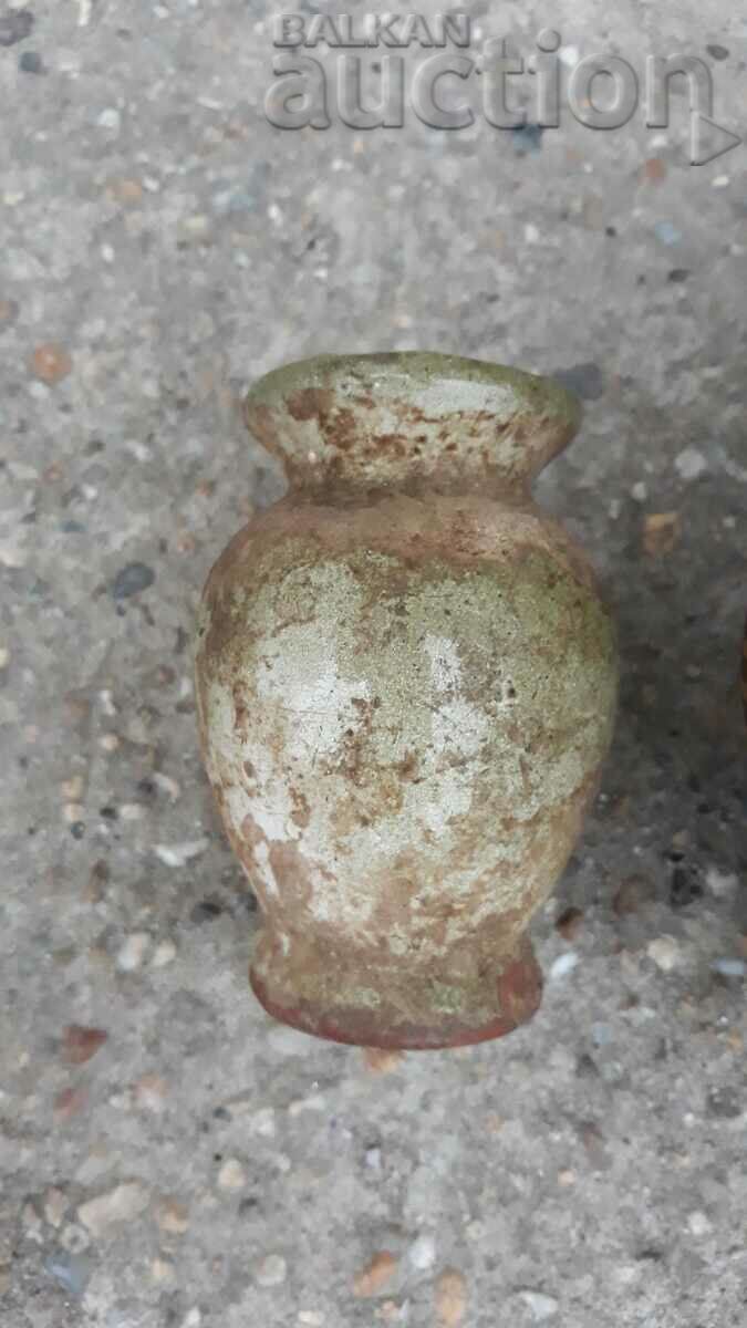 lot of two antique pots for Napoleon pendari gold coins - 6