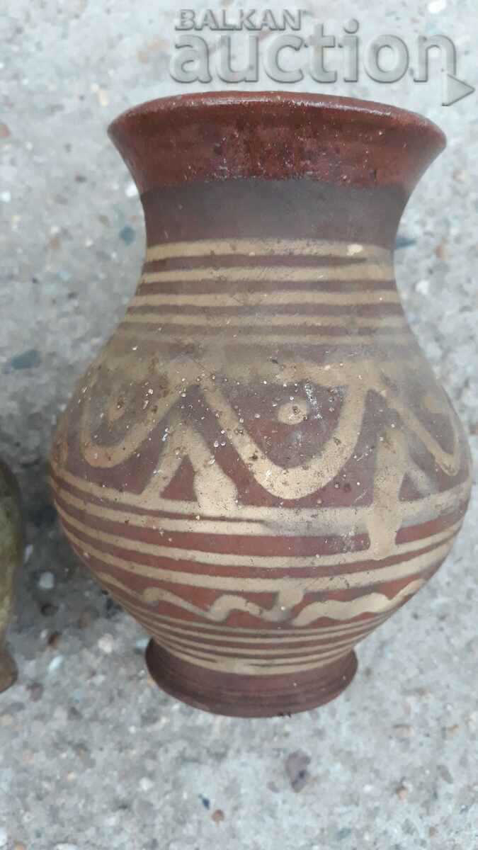 lot of two antique pots for Napoleon pendari gold coins - 7