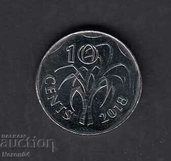 10 cenți 2018, Eswatini