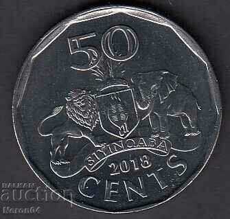 50 cents 2018, Eswatini