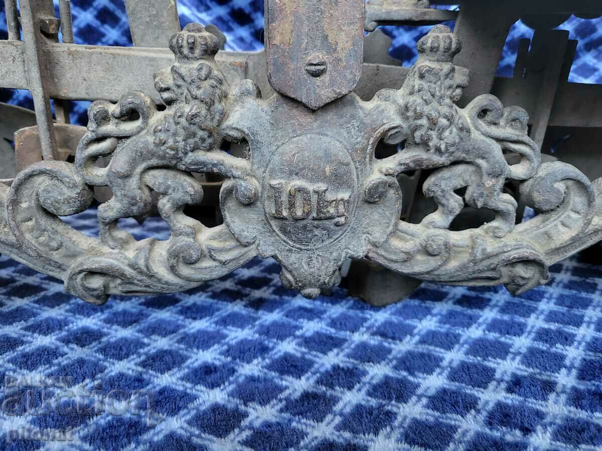 Kantar scales Kingdom of Bulgaria lions and dragons with price 350.00 BGN | € 178.95 Kantar scales Kingdom of Bulgaria lions and dragons with price 350.00 BGN | € 178.95