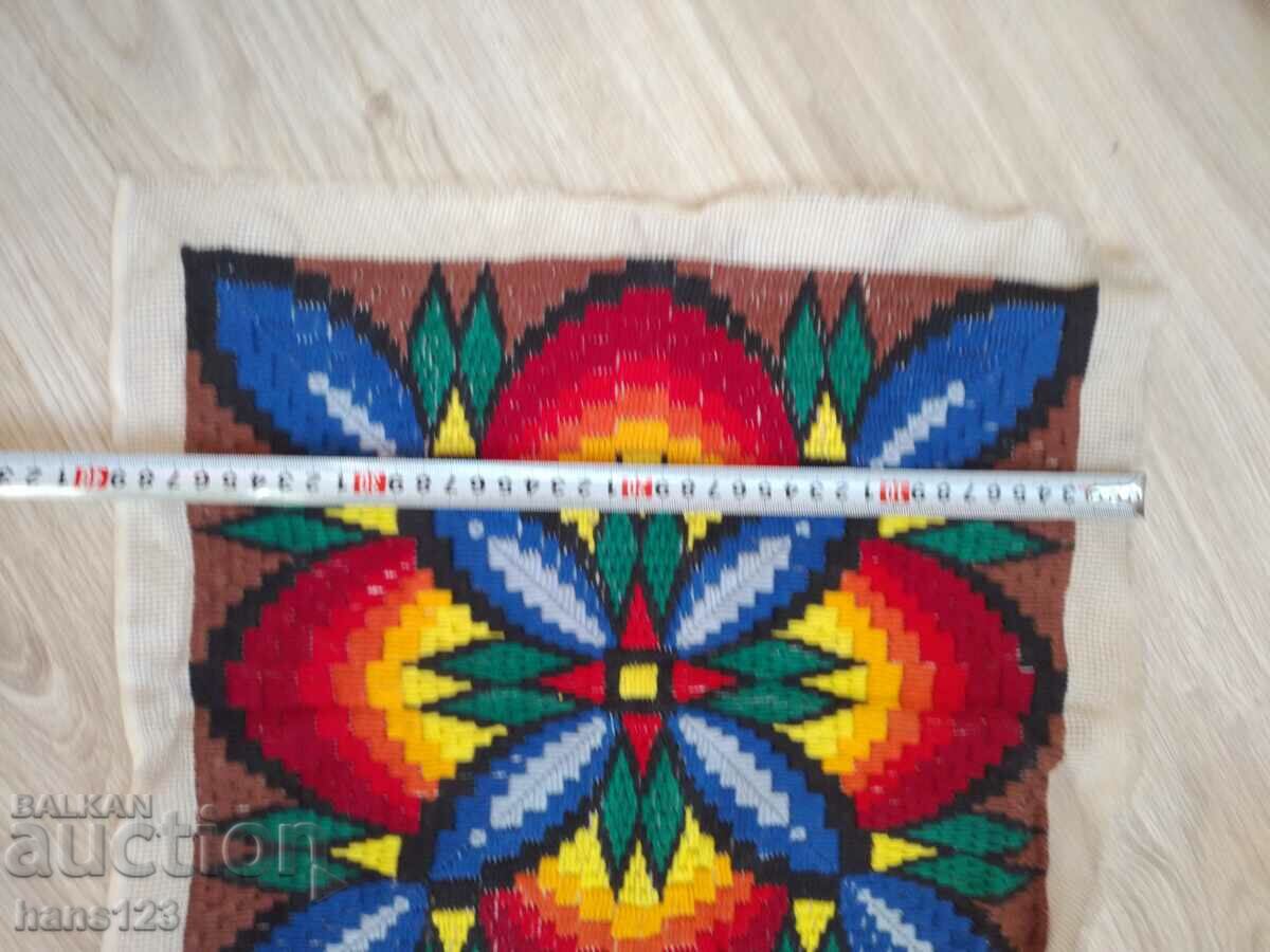 Auction Check, panel, panama embroidery Auction Check, panel, panama embroidery